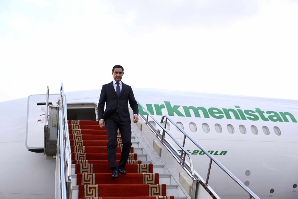 Туркменистан Улсын Ерөнхийлөгч Сердар Бердымухамедов Монгол Улсад айлчилж байна