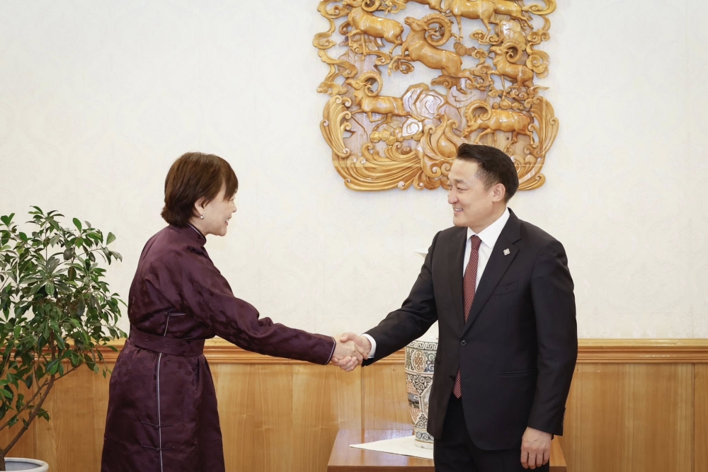 Япон Улсын Ерөнхий сайд агсан Абэ Шинзо-гийн гэргийг хүлээн авч уулзлаа