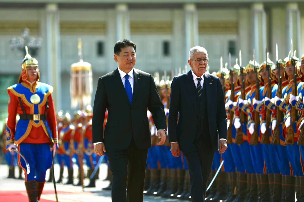 Бүгд Найрамдах Австри Улсын Ерөнхийлөгчийг албан ёсоор угтаж авлаа